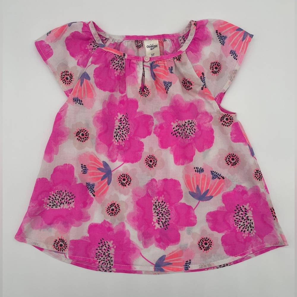 Toddler Girl Flower Top
